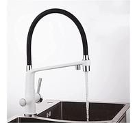 ZR98US Pull-Out Kitchen Faucet Kitchen Faucet Two Functions Basin Faucet Kitchen Faucet Brass Basin Faucet (° Rot