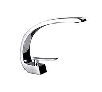 ZR98US Silver Waterfall Basin Faucet Brass Single Lever Basin Faucet Single