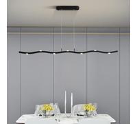 ZR98US Strip Adjustable Chandelier Home Dinning Table Pendent Lamp 1, Office Cafe Ceiling Hanging Light, Chandelier