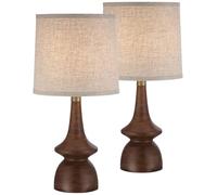 ZR98US Table Lamp avec Feuille de Toile Beige Éclat Blanc - Personnaliser pour Salon, Chambre à Coucher Bureau (Unité)