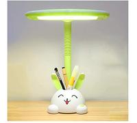 ZR98US Table Lamps for Living Room Cute Children‘S Desk Reading -in Bedroom Bedside Lamp Button Three-Color Dimming(Color