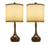 ZR98US Tableaux de Lecture Métallique en Boîte, 3 Températures Colorées, Chambre, Table de Chevet, Bureau, Décoration de Maison, Disponible pour la Salle à Manger, Dôme, Luminaires de Bureau (Bleu)