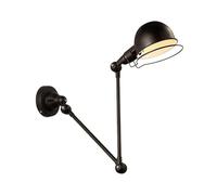 ZR98US Vintage Swing Arm Light, Iron Adjustable Angle Wall Lamp for Restaurant Living Room Bedroom