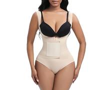 ZR98US Women Body Shaper Waist Trainer Tummy Control Shapewear Butt Lifter Low Back Thong Bodysuits Daily Use Plus Size