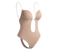 ZR98US Women's Bodysuit with Built in Bra Strapless Shapewear Seamless Body Shaper for Wedding Bridesmaid