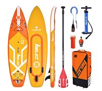 Zray F1 Fury Planche de stand up paddle gonflable 10'4" avec pagaie, sac, pompe et palme gonflable