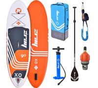 ZRAY Planche de stand up paddle gonflable Allround SUP - Kit complet - Drop-Stitch iSUP - Avec pagaie, pompe haute pression, sac à dos, laisse, aileron