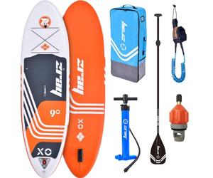 ZRAY Planche de stand up paddle gonflable Allround SUP - Kit complet - Drop-Stitch iSUP - Avec pagaie, pompe haute pression, sac à dos, laisse, aileron