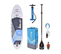 Zray - Sup Stand Up Paddle Gonflable X-Rider 10.2' - PB-ZX1E - Planche Gonflable Dropstitch - Leash, Pagaie, Pompe, Sac de Transport et Kit - Option Siege Kayak - Jusqu’à 125kg - 259l - 310x81x15cm