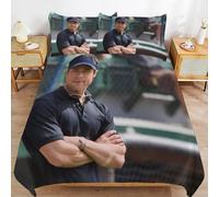 ZRCLXLVU Brad Pitt Housse de couette douce avec fermeture éclair Surface respirante