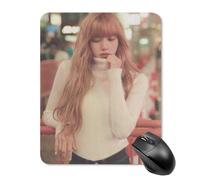 ZRCLXLVU Lisa Tapis de souris antidérapant et ergonomique pour joueurs d'ordinateur portable