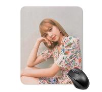 ZRCLXLVU Lisa Tapis de souris léger antidérapant pour ordinateur portable minimaliste