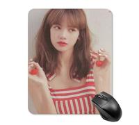 ZRCLXLVU Lisa Tapis de souris lisse et antidérapant en caoutchouc portable