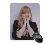 ZRCLXLVU Lisa Tapis de souris minimaliste pour ordinateur portable Design compact antidérapant élégant simple