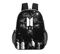 ZRCLXLVU Sac à dos BTS pour garçons - En PVC transparent - Facile à nettoyer - Léger et imperméable - Pour l'école et la plage