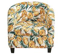 ZRCYXDW 2 Pièces Extensible Housse de Fauteuil Cabriolet Chesterfield, P | Housse de Fauteuil Club Amovible Universelle, Moderne Lavable Protection de Canapé Tub Convertible pour Salle à Manger, Salon