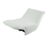 ZRCYXDW Extensible Housse De Canapé, 1 Place Housse De Clic Clac Carreaux avec Fond Élastique Lavable Housse De Canapé sans Accoudoirs pour Chambre Décor-Blanc-1 Place