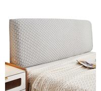 ZRCYXDW Extensible Housse De Tete De Lit, All-Inclusive Couverture De Tête De Lit Souple Amovible Housse Tête De Lit Lavable pour Chambre Décor-Gris clair-170-190cm