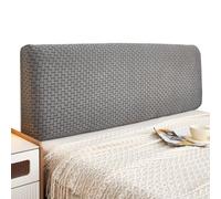 ZRCYXDW Extensible Housse De Tete De Lit, All-Inclusive Couverture De Tête De Lit Souple Amovible Housse Tête De Lit Lavable pour Chambre Décor-Gris foncé-170-190cm