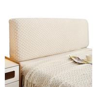ZRCYXDW Extensible Housse De Tete De Lit, All-Inclusive Couverture De Tête De Lit Souple Amovible Housse Tête De Lit Lavable pour Chambre Décor-beige-170-190cm