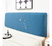 ZRCYXDW Extensible Housse De Tete De Lit, Imperméable Housse Tête De Lit Souple All-Inclusive Couverture De Tête De Lit Amovible Lavable Housses De Tête De Lit-bleu-210-230cm