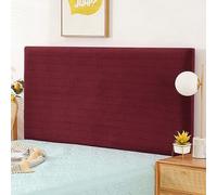 ZRCYXDW Housse De Tete De Lit Extensible, Souple Spandex Couverture De Tête De Lit Amovible All-Inclusive Housses De Tête De Lit Lavable pour Chambre Décor-vin rouge-190-210cm