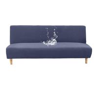 ZRCYXDW Imperméable Housse Clic Clac, élastique Housse De Canapé Clic Clac Spandex avec Fond Élastique Amovible Housse De Futon Lavable Protection De Meubles-Bleu Marine-Medium