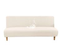 ZRCYXDW Imperméable Housse Clic Clac, élastique Housse De Canapé Clic Clac Spandex avec Fond Élastique Amovible Housse De Futon Lavable Protection De Meubles-Beige-Medium