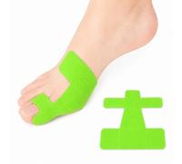 ZrdlqlLcjxy Pre-Cut Bunion Corrector Kinesiology Tape, Bunion Relief Toe Correction Wrap, Bunion Tape for Big Toes, Breathable Big Toe Ankle Tapes Support (Green, 50Pcs)