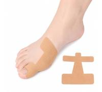 ZrdlqlLcjxy Pre-Cut Bunion Corrector Kinesiology Tape, Bunion Relief Toe Correction Wrap, Bunion Tape for Big Toes, Breathable Big Toe Ankle Tapes Support (Skin tone, 10Pcs)