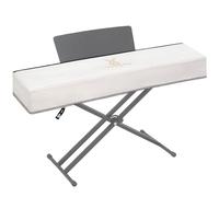 Zreephy Housse anti-poussière pour clavier de piano avec ouverture de pupitre à fermeture éclair, housse anti-poussière compatible avec Yamaha DGX670 88 touches claviers de pianos numériques série KBP