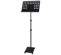 Zreephy Pupitre professionnel pour partitions d'orchestre avec roulettes - Support en métal pour téléphone portable, tablette pour piano, clavier, instruments à vent - Hauteur réglable 90,9 cm ~ 198,1
