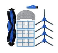 ZRF Accessoires de rechange compatibles avec aspirateur robot Proscenic 850T (1 brosse à rouleau, 3 filtres, 2 chiffons à serpillière, 4 brosses latérales)