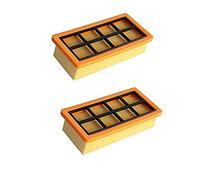 ZRF Lot de 2 filtres Hepa de rechange pour aspirateur Karcher AD3.200