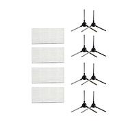 ZRF Set d'accessoires pour robot Blaupunkt XEASY - 4 filtres HEPA et 8 brosses latérales