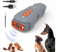 Zrfjfgksw Bark Guard, Barkguard, Dog Bark Deterrent Devices, Anti Barking Device for Dogs, Bark Deterrent, Barking Dog Deterrent, Double Head High Power HD Display and LED Flashlight (Dark Gray)