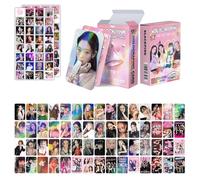 ZRHMCJEN 124Pcs En- Sk Ive Gidle Twice 60Pcs Photocards Greeting Cards Collectmini Card Postcard And 64Pcs Stickers/Bl