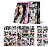 ZRHMCJEN 92Pcs New-Jeans 60Pcs Greetings Mini Cards Photo Cards Kpop Postcards And 32 Stickers Minji Hanni Danielle Haerin Hyein
