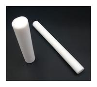 ZRHMCJEN Barre En Polytétrafluoroéthylène Blanc, Respectueuse de L'Environnement, Non Toxique, Tien Plastique Ptfe Pour Bricolage, Barre En Ptfe, 1 Pièce/5Cm/45Mm