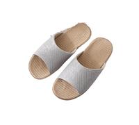 ZRHWSPD Chaussons de Paille Rattan Slippers Straw Shoes Sandals(Color 1,39-40)