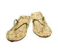 ZRHWSPD Chaussons de Paille Shoes Straw Sandals Vintage Hand Made Hemp Rope Outfit(Color5,41)
