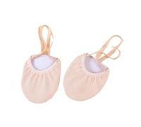 ZRHWSPD Half Sole Dance Shoes Chaussures de Danse et Gymnastique compétition, Demi-Paume, en Tissu élastique à Quatre côtés, for Le Fitness l'exercice(Pink,S 33-34)