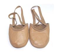 ZRHWSPD Half Sole Dance Shoes Chaussures de Gymnastique Rythmique en Cuir for Filles, Demi-Semelle, Danse lyrique, Rotation, Pointe(46)