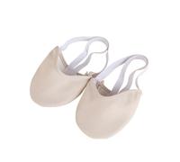 ZRHWSPD Half Sole Dance Shoes Chaussures de Gymnastique Rythmique Professionnelles Souples for Filles, Style Ballet, avec Doublure en Coton(Flesh,L(38-39))
