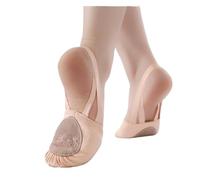 ZRHWSPD Half Sole Dance Shoes Demi-Semelle de Gymnastique Rythmique, Chaussures Danse Classique, tournantes avec Bande élastique, Demi-Chaussures(Light Pink,Girls,38-39)