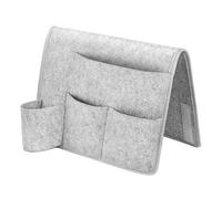 ZRHWSPD Organisateur Accoudoir De Canapé Pochette de Rangement Suspendue for téléphone Portable, télécommande, Bouteille d'eau, Organiseur de lit ou de canapé en Feutre(Color-01)