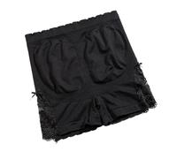ZRHWSPD Panty Anti Frottement Women Lace Shorts Under The Skirt Safety Pants Underwear Thigh High Short Pant(Black)