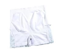 ZRHWSPD Panty Anti Frottement Women Lace Shorts Under The Skirt Safety Pants Underwear Thigh High Short Pant(White)