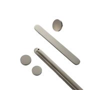 ZRHWSPD PoignéE Meuble Cuisine En Nickel Brossé Poignée De Meubles De Boutons De Tiroir De Garde-robe D'armoire Argentée Balayée Par Nickel De Style Solide(CH014-BN-N25)