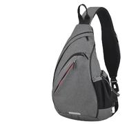ZRHWSPD Sac A Dos Sac à dos bandoulière for homme et femme, sacoche de sport multifonctionnelle for le cyclisme, les voyages, la mode, for étudiants l'école(Gray,19 inches)